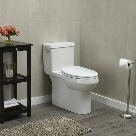 Foremost All-In-One Elongated 1-PC 1.28 GPF Toilet with Fluidmaster Trim