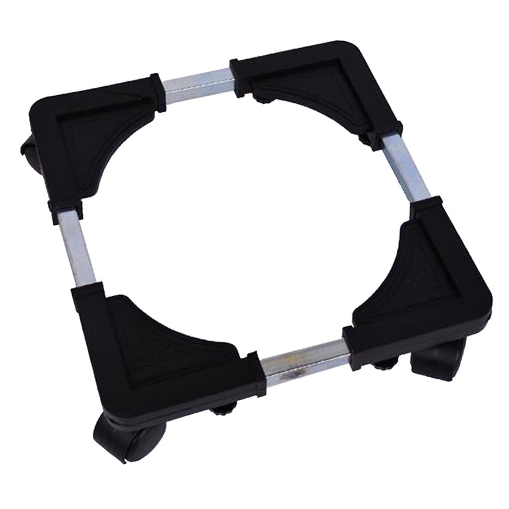 2x Removable Universal Roller Washing Machine Refrigerator Base Stand - 32x32cm