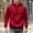 Red, variant on Piuwrlz Boys Hood Sweatshirts Pullover with Pockets Zipper Warm Casual Hoodies Red Size 13 Years