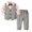 Pink, variant on Mercatoo Fashion Kids Boys Bodysuits 4PCs Gentleman T Shirt Baby Bowtie Cloth Toddler Wedding Pants Boy Suit Vest Sets