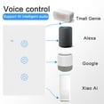thumbnail image 4 of Interrupteur à Panneau Tactile WiFi Interrupteur Intelligent pour la Maison Panneau Indicateur LED en Verre Trempé Interrupteur Mural Tactile, 4 of 5