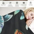 thumbnail image 3 of Nawypu Fish Blanket Fish Decor Throw Blanket Ocean Fish Blanket Gifts for Girls Boys Fish Lovers Super Warm Soft Plush Lightweight Flannel Blanket Winter Bedding Blanket for Adults Women, 3 of 6