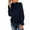 Navy, variant on Vedolay Womens Shirts Round Neck Sweatshirts Casual Loose Fit Sweatshirt Tee Black,S
