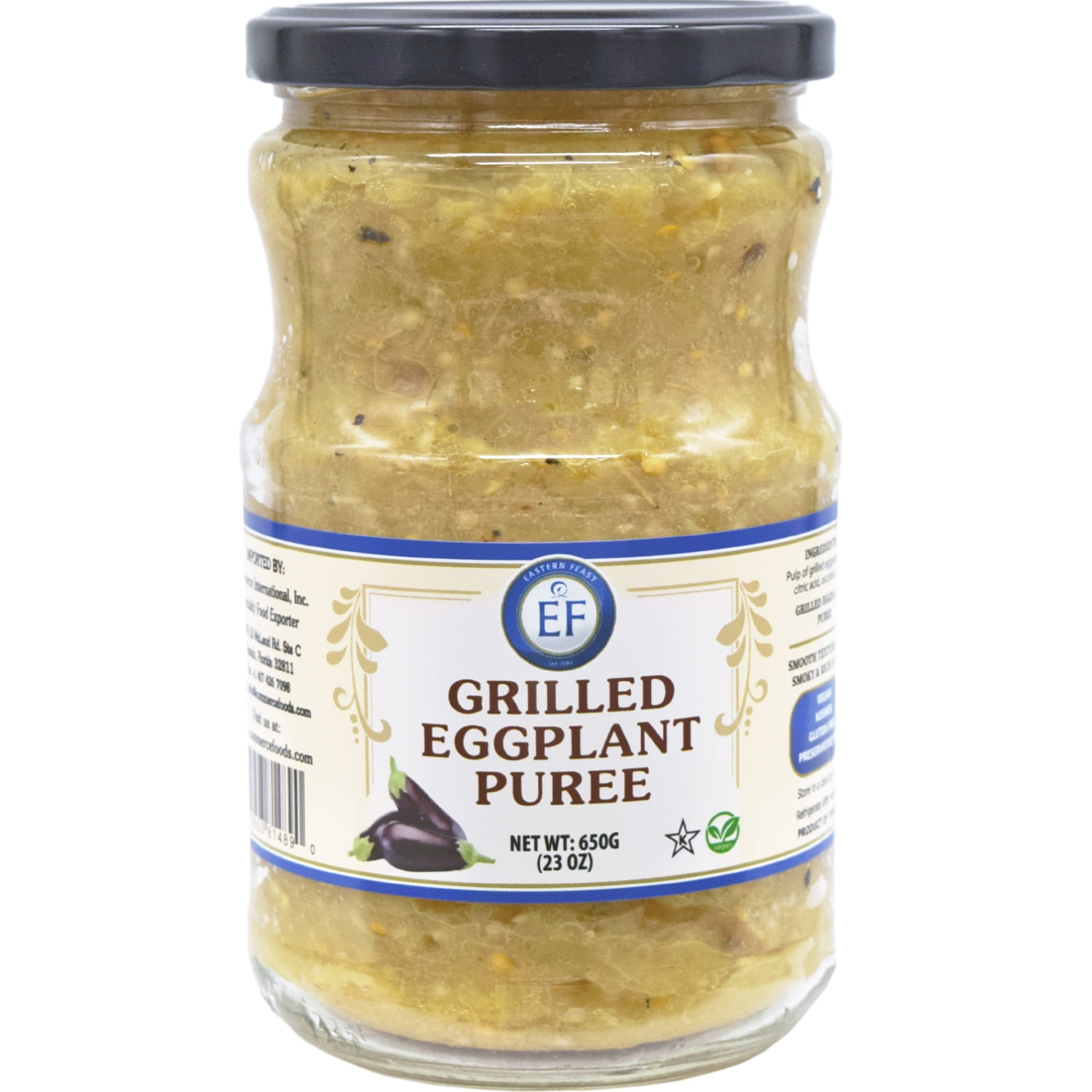 Eastern Feast Grilled Eggplant Puree, Roasted 650g