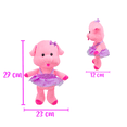 thumbnail image 3 of Peluche Puerquita Bailarina Tu-Tú Morado Importadora La Merced Tela Ultra Suave Relleno Ligero, 3 of 5
