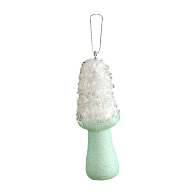 Adornos para de Navidad, colgantes, suministros de bricolaje, decoración navideña, decoraciones colgantes para fiestas, Halloween, restaurantes, Agárico verde