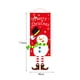 thumbnail image 2 of 2 piezas de bandera de tela navideña de 115 x 40 cm, pancarta de Papá Noel, pancarta de muñeco de nieve, pancarta navideña de tela para colgar, decoración navideña, decoración navideña para uso, 2 of 6