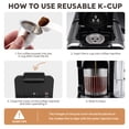 thumbnail image 4 of Joefnel K Cups Cápsulas de café reutilizables para cafetera Ninja Dual Brew, filtros accesorios de café compatibles con Ninja CFP201 CFP301 Dual Brew Pro Machine (1 paquete), 4 of 5