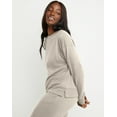thumbnail image 2 of Hanes Sweatshirt Originals French Terry Crewneck Women Relaxed Fit Fleece XS-2XL, 2 of 5