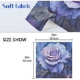 thumbnail image 6 of GZHJMY Purple Rose Cloth Napkins Set of 4,Reusable Washable Polyester Dinner Table Napkins for Kitchen,Dining,Restaurant,Party Decoration, 6 of 7