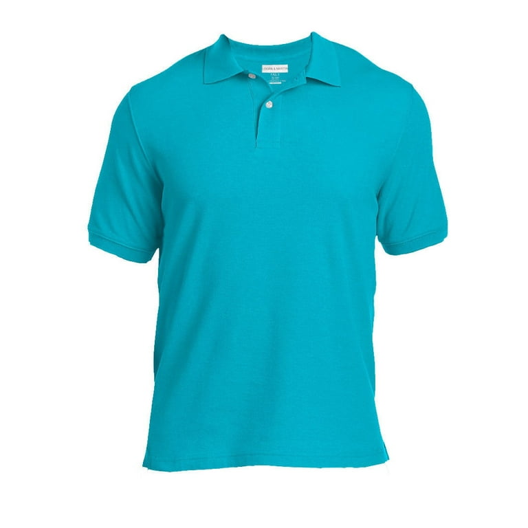 Logan Martin Big Men's Heavyweight 100% Cotton Pique Polo Golf