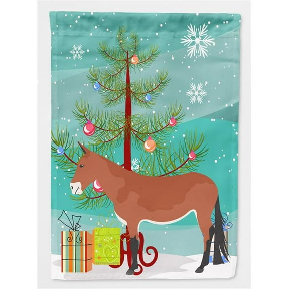 Mule Christmas Flag - Garden Size