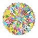 thumbnail image 3 of Bgraamiens Puzzle-Blooming Color-1000 Pieces Gradient Puzzle Color Challenge Blue Board Round Jigsaw Puzzles, 3 of 4