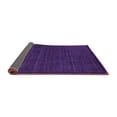 thumbnail image 2 of Ahgly Company Indoor Rectangle Solid Purple Modern Area Rugs, 4' x 6', 2 of 4