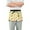 Cartoon Cute Bug, variant on Beautiful Jasmine Flowers Server Apron with 3 Pockets Waterproof Waitress Waist Short Apron for Man Woman 12 Inches