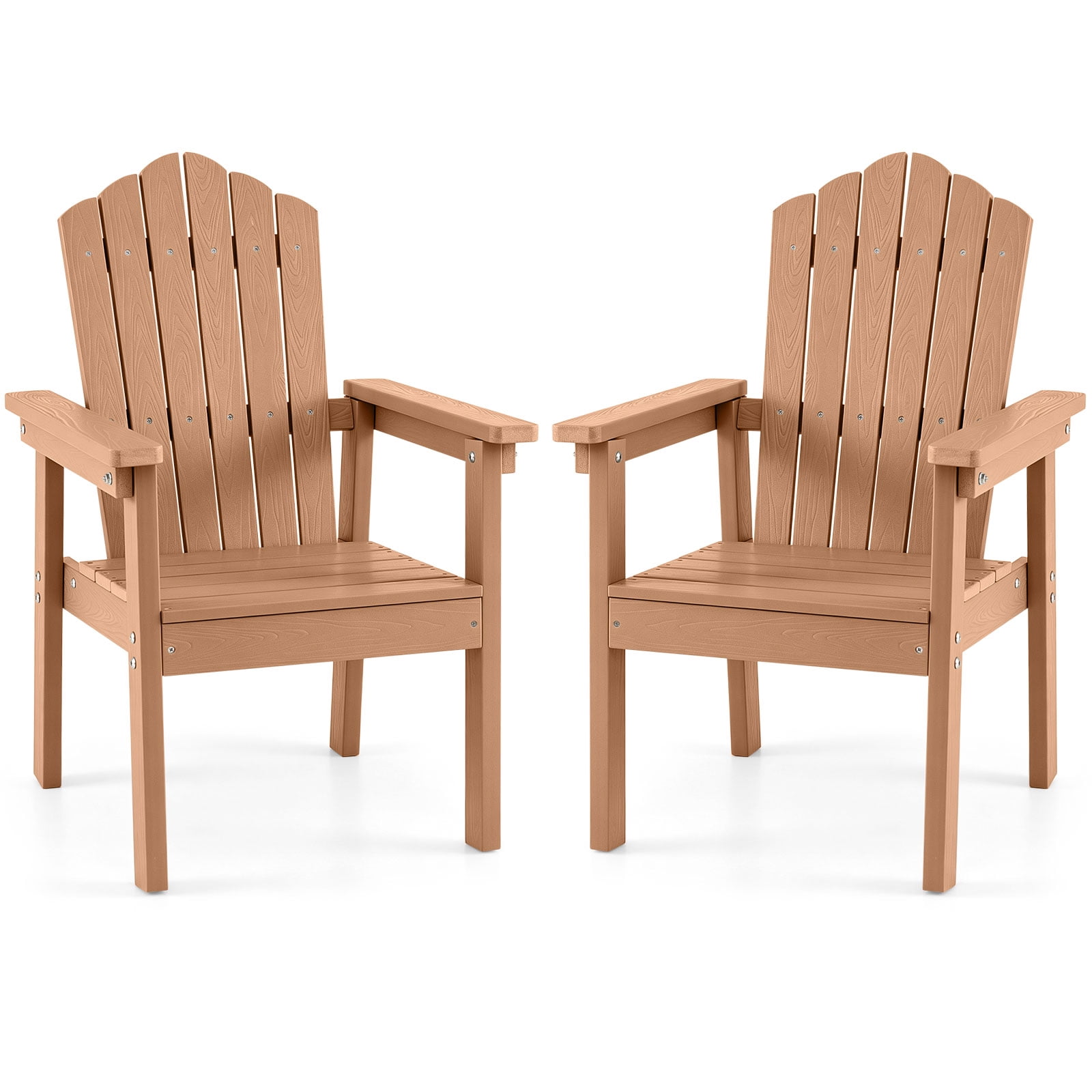 Costway Oversized Adirondack Chair,Patio Lounge Adirondack Chair
