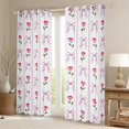 thumbnail image 2 of Homewish Cute Cartoon Bow Knot Curtains Pack of 2 (42x84 Each),Romantic Pink Rose Curtains Blackout,Girl Bowtie Ribbon Bedroom Curtains For Kids,Breathable Home Decor, 2 of 6