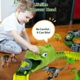 thumbnail image 3 of 275 PCS Dinosaur Toys Race Car Track, STEM Vehicle Playsets Dinosaur World Road Toys for boys 3-6 Years Best Gift, 3 of 7