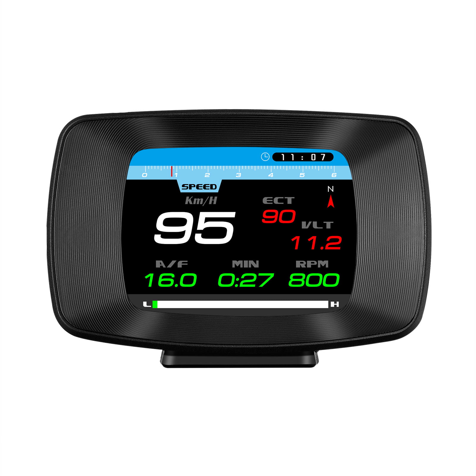 DOITEE Multifuction Head-Up Display Car HUD P13 OBDII & GPS Dual System OBD2 Smart Meter 