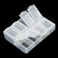 thumbnail image 2 of Caja organizadora de pastillas con 8 compartimentos semanal, transparente, 2 of 3