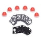 thumbnail image 5 of Piezas de junta de diafragma de bulbo de cebado, juego de 6 piezas de motor de cortacésped con bulbo de cebado Junta de diafragma de bulbo de cebado probada y confiable, 5 of 12