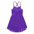 thumbnail image 6 of Uuszgmr Kids Girls Lyrical Dance Dress Glittery Mesh Camisole Tutu Dress Contemporary Dance Wear,Size:10-12 Years, 6 of 6