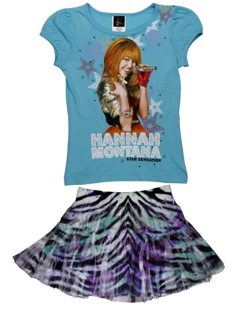 Hannah Montana Girls Glam Glitter Youth Hoodie