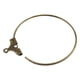 thumbnail image 5 of 40 Udades de Bronce Oído de Ambre 25mm Diámetro Pendiente de Aros Pendientes Huggie Hoop Pendientes para Joyería de Soledad Aretes de aro huggie, 5 of 9