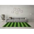thumbnail image 3 of Ahgly Company Indoor Round Oriental Green Modern Area Rugs, 5' Round, 3 of 4