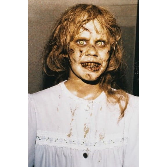 Linda Blair in The Exorcist 24x36 Poster with special effects make up