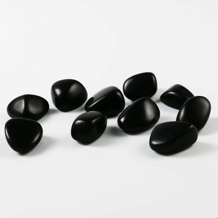 Nvzi Natural Black Obsidian Crystal Stone Black Stones Bulk