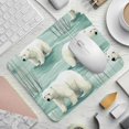 thumbnail image 2 of Polar Bear Square Printed Desk Mat Gaming Mouse Pad Non-Slip Rubber Bottom 8.3x9.8 Inch - Suitable for Office and Gaming, 2 of 6