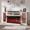75inch-Antique White, variant on FlowSun 59 inch Fireplace TV Stand for TVs up to 65'',Modern Highboy Media Console with 24'' 3-Side Glass Fireplace,Adjustable Flame & LED Color,Gray Wash