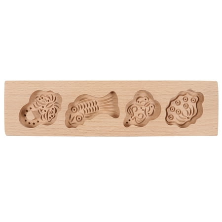 

1Pc Wood Mooncake Mold Moon Cake Mold Wooden Baking Mold DIY Baking Supplies