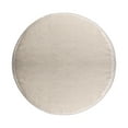 thumbnail image 5 of Ox Bay Amanda Striped Nautical Jute Hand-Woven Indoor Ottoman Pouf, Bleach/ Navy, 18" x 18" x 18", 5 of 5