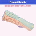 thumbnail image 5 of Vocoste Hair Drying Towel Dry Cap Quick Drying Lightweight for Drying Hair Microfiber Assorted Color, 5 of 6