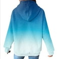 thumbnail image 5 of Xudanell Cute Hoodies for Teen Girls Winter Vintage Colourful Sweatshirt with Hood Tops Oversized Sweatshirt Dark Blue M, 5 of 7