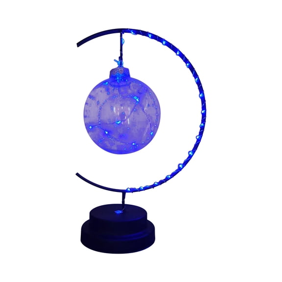 Vikakiooze Decorative Lights Indoor Mother's Day Gift/Father's Day Gift Lamp- Iron Decorative Lamp, Battery Powered Iron Decorative Lamp Table Lamp, Warm Light LED Lamp Winding Iron Decorative