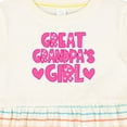 thumbnail image 4 of Inktastic Great Grandpa's Girl Granddaughter Girls Baby Dress, 4 of 5