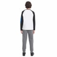 thumbnail image 4 of PUMA Youth Kid's 3 Piece Vest Outfit Set, 1 Vest, 1 Long Sleeve Shirt, 1 Jogger Pant (Blue/Gray, X-Small(5/6)), 4 of 4