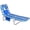 Blue Stripe, variant on Beach Lounge Chair, Reclining Beach Chairs Lay Flat, Sun Face Down Tanning Chair, Folding Camping Chairs Portable Camp Cot with Backpack Straps for Outdoor/Picnic/Lawn