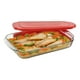 thumbnail image 1 of Bandeja Rectangular Refractario Libbey 2.5 lt con Tapa de Plástico Libre de BPA, 1 of 3