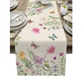 thumbnail image 6 of Flower Floral Table Runner Spring Summer Seasonal Kitchen Dining Table ration for Indoor Outdoor Home Party Wedding r, 6 of 6