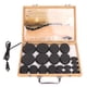 thumbnail image 1 of 20 piedras de basalto calentadas, piedras de masaje redondas de calentamiento rápido con caja de bambú, piedras calientes eléctricas para Spa, enchufe de 110V EE. UU., 1 of 14