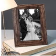 thumbnail image 2 of lote De 6 Cuadros Foto 7x5, Cadre En Bois, Marron Rustique, Adapt Pour Montage Sur Table Ou Mural, 2 of 5