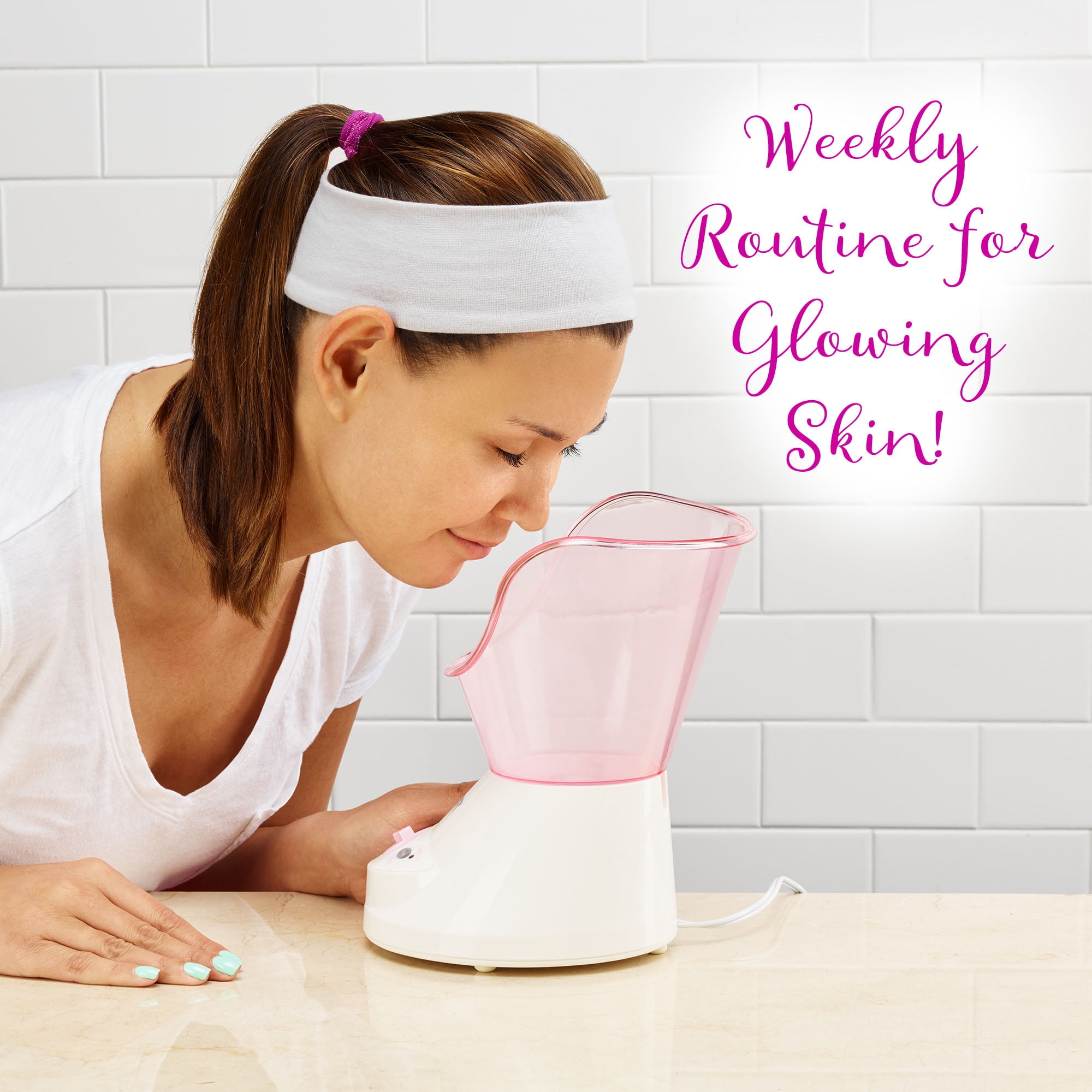 conair true glow moisturizing mist facial sauna system