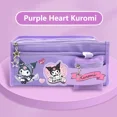 thumbnail image 3 of Estuche para lápices Sanrio Kawaii Kuromi Cinnamoroll Melody, estuche para lápices escolares de gran capacidad, suministros de papelería, bolsas de cosméticos, 3 of 6