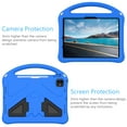 thumbnail image 2 of Kids Case for iPad Air 11 Inch 2024 / iPad Pro 11 Inch 5th Generation 2024 with Kickstand/Handle Stand Lightweight Soft EVA Foam Shockproof Silicone Cover Boy Girl, Blue, 2 of 7