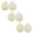 White, variant on AUQ Loofah,Quick Lathering Exfoliating Gloves,Rich and Fine Foam Loofah Sponge,Green