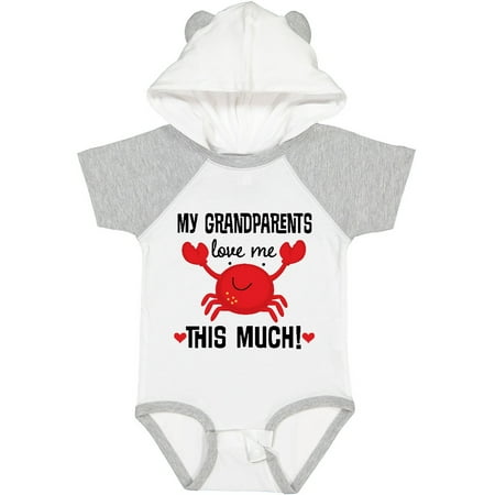 

Inktastic My Grandparents Love Me Gift Baby Boy or Baby Girl Bodysuit
